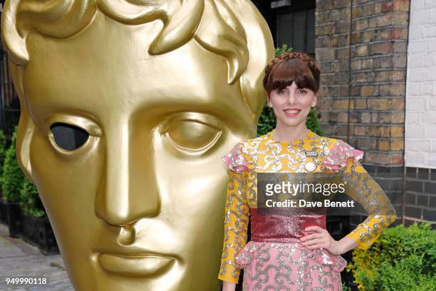 Ophelia Lovibond arrives at the British Academy Television Craft Awards held at The Brewery on April 22, 2018 in London, England.