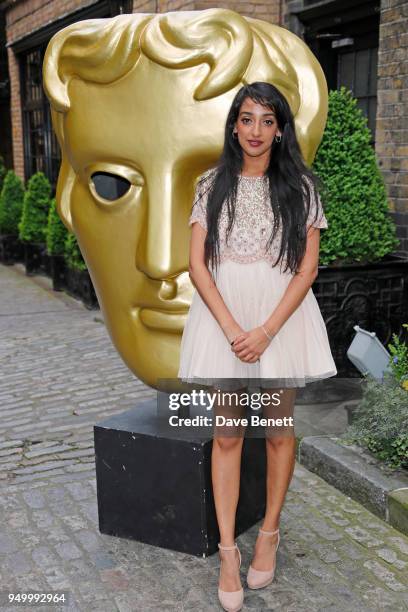 Kiran Sonia Sawar arrives at the British Academy Television Craft Awards held at The Brewery on April 22, 2018 in London, England.