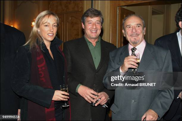 Patrick Sabatier and wife with JM Thibault.