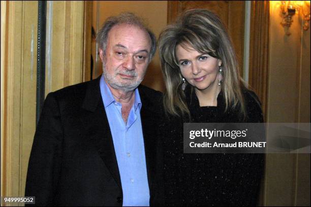 Claude Berri and Nathalie Rheims.