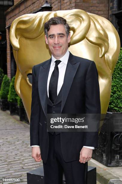 Stephen Mangan arrives at the British Academy Television Craft Awards held at The Brewery on April 22, 2018 in London, England.