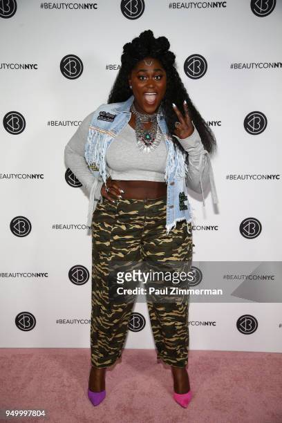 Actor Danielle Brooks attends Beautycon Festival NYC 2018 - Day 2 at Jacob Javits Center on April 22, 2018 in New York City.