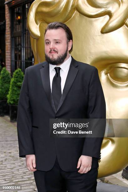 John Bradley arrives at the British Academy Television Craft Awards held at The Brewery on April 22, 2018 in London, England.