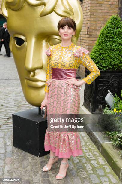 Ophelia Lovibond attends the BAFTA TV Awards held at The Brewery on April 22, 2018 in London, England.