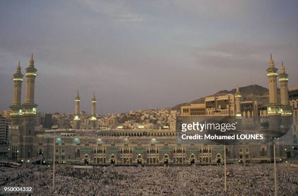 Masjid al-Haram, en juillet 1988 à la Mecque, Arabie Saoudite.