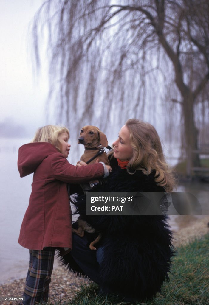 Brigitte Fossey et sa fille Marie