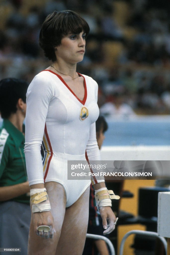 Nadia Comaneci aux JO de Moscou