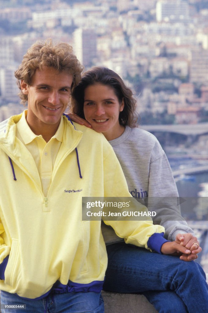 Mats Wilander et son épouse Sonya