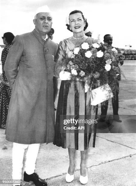 Jawaharlal Nehru et Lady Edwina Mountbatten.