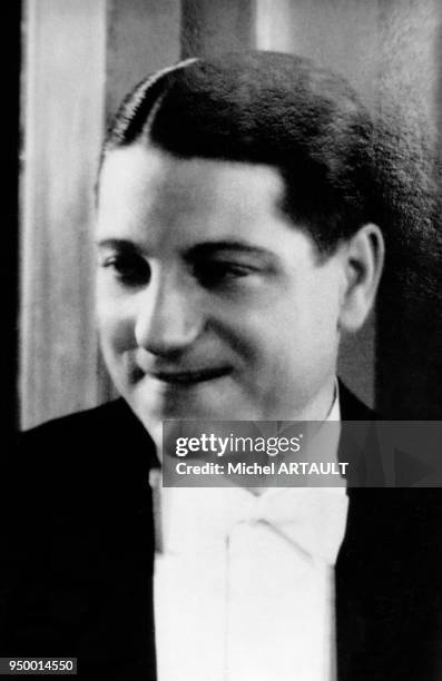 Portrait de Jean Gabin à l'époque de son mariage avec Gaby Basset, circa 1925, France.