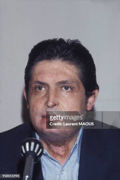Portrait de Jaime Paz Zamora, homme politique bolivien, le 4 décembre 1980 à Paris, France.