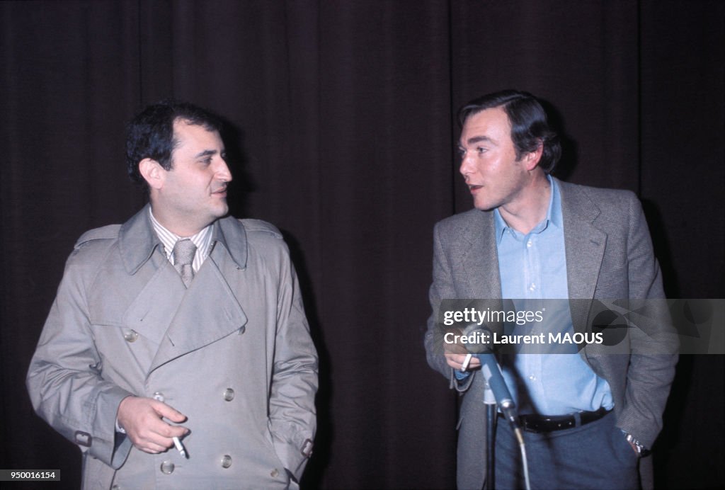 Yves Boisset et maître Jean-Paul Chazal en 1977