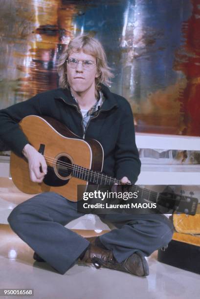 Portrait de Dick Annegarn, circa 1970.