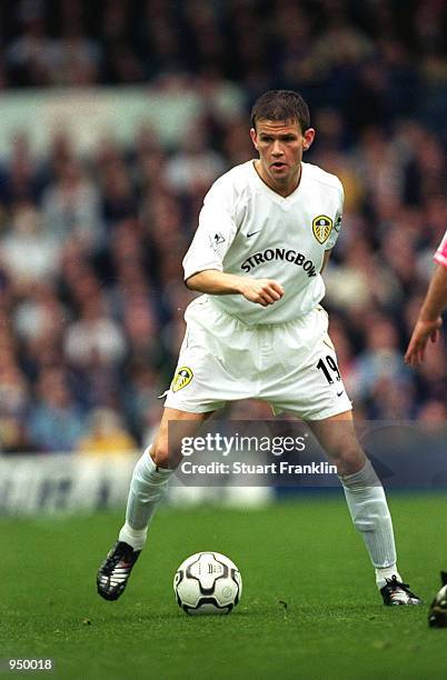 Eirik Bakke of Leeds United in action during the FA Carling Premiership match against Charlton Athletic played at Elland Road, in Leeds, England....