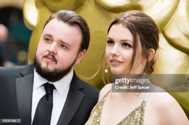 John Bradley and Hannah Murray attends the BAFTA Craft Awards held at The Brewery on April 22, 2018 in London, England.