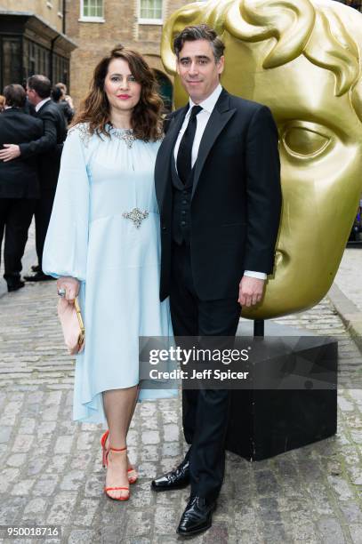 Louise Delamere and Stephen Mangan attends the BAFTA Craft Awards held at The Brewery on April 22, 2018 in London, England.