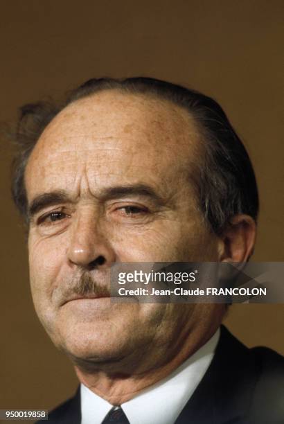 Portrait de Jean Sauvagnargues, diplomate français, circa 1970.