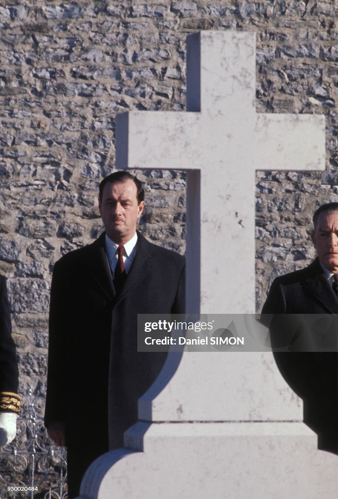 Philippe de Gaulle aux obsèques d'Yvonne de Gaulle