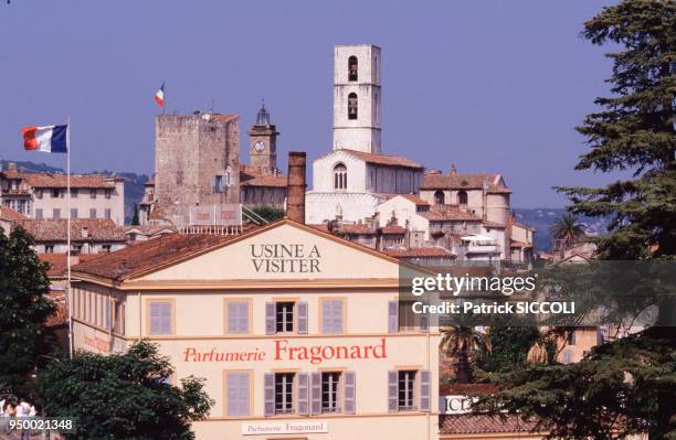 Usine de parfum Fragonard en juillet 1987 à Grasse en France.