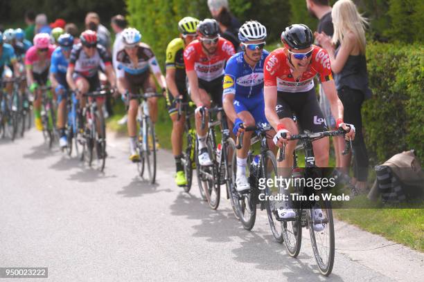 Tim Wellens of Belgium and Team Lotto Soudal / Julian Alaphilippe of France and Team Quick-Step Floors / Jelle Vanendert of Belgium and Team Lotto...