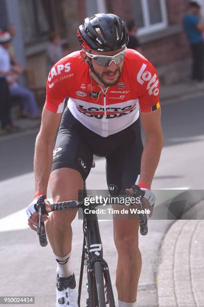 Jelle Vanendert of Belgium and Team Lotto Soudal / during the104th Liege-Bastogne-Liege 2018 a 258,5km race from Liege to Liege-Ans on April 22, 2018...