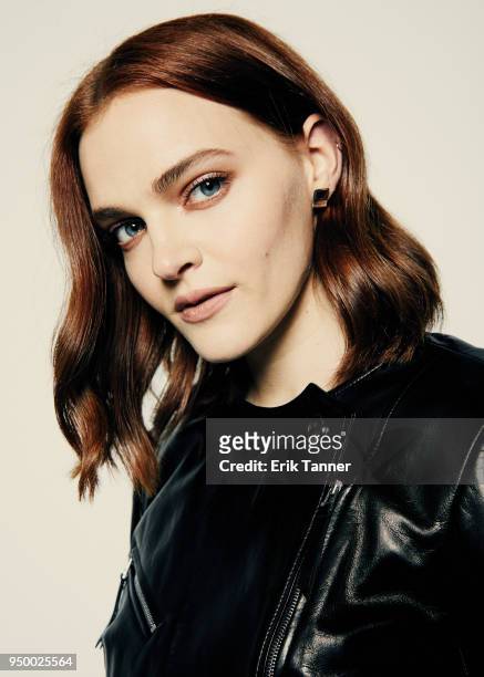 Madeline Brewer of the film Braid poses for a portrait during the 2018 Tribeca Film Festival at Spring Studio on April 22, 2018 in New York City.