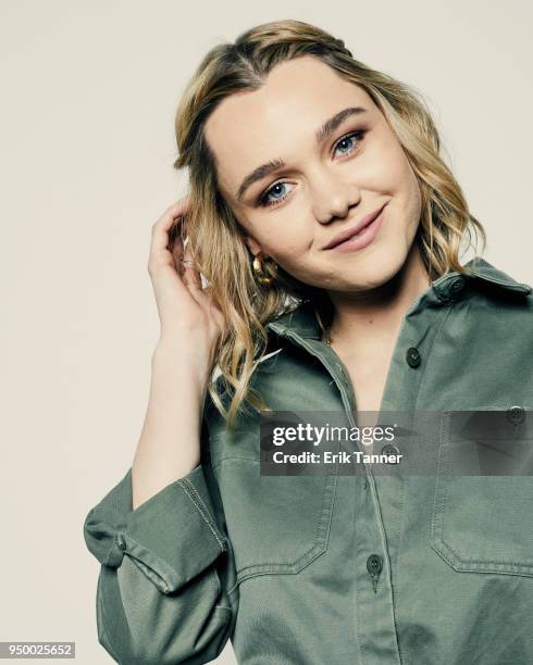 Imogen Waterhouse of the film Braid poses for a portrait during the 2018 Tribeca Film Festival at Spring Studio on April 22, 2018 in New York City.