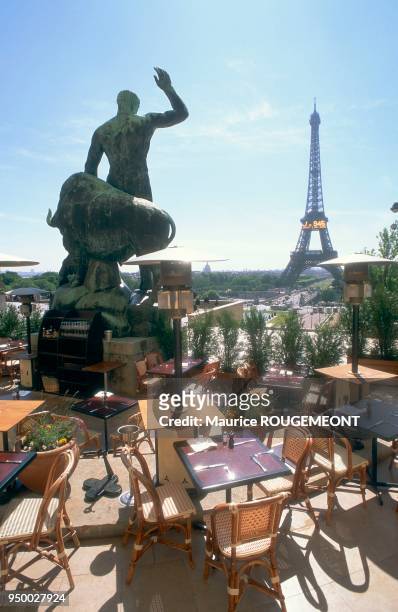 Paris, 16ème arrondissement, restaurant "Le Totem", situé dans l'enceinte du Musée de l'Homme. Le restaurant est définitivement fermé depuis le 28...