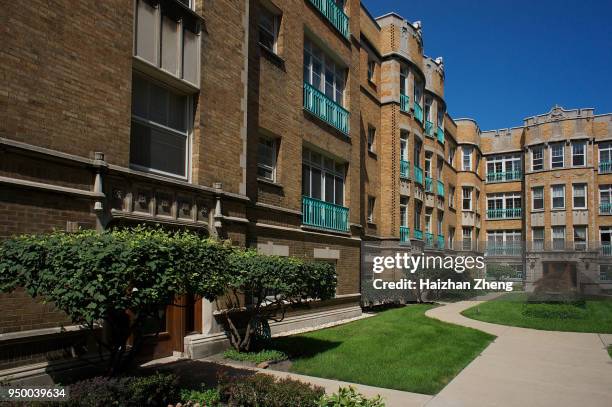 university of chicago - south lawn stock pictures, royalty-free photos & images