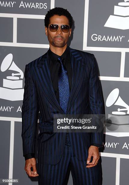 Singer Eric Benet arrives to the 51st Annual GRAMMY Awards at the Staples Center on February 8, 2009 in Los Angeles, California.