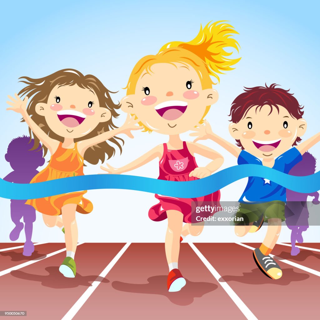 Children Track Running Competition High-Res Vector Graphic - Getty Images Children Track Running Competition High-Res Vector Graphic - Getty Images