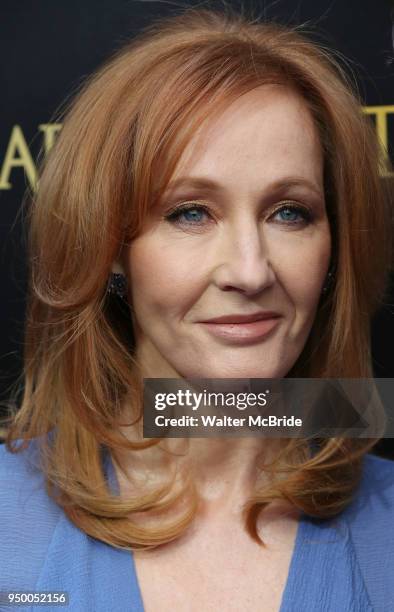 Rowling attends the Broadway Opening Day performance of 'Harry Potter and the Cursed Child Parts One and Two' at The Lyric Theatre on April 22, 2018...