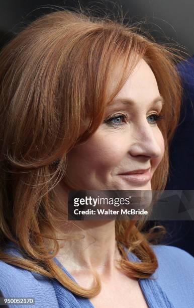 Rowling attends the Broadway Opening Day performance of 'Harry Potter and the Cursed Child Parts One and Two' at The Lyric Theatre on April 22, 2018...