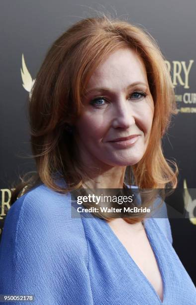 Rowling attends the Broadway Opening Day performance of 'Harry Potter and the Cursed Child Parts One and Two' at The Lyric Theatre on April 22, 2018...