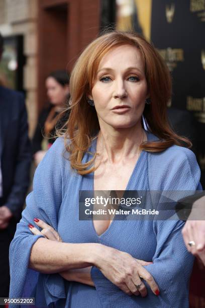 Rowling attends the Broadway Opening Day performance of 'Harry Potter and the Cursed Child Parts One and Two' at The Lyric Theatre on April 22, 2018...