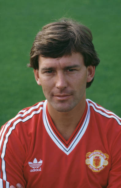 Manchester United midfielder Bryan Robson, 1988.