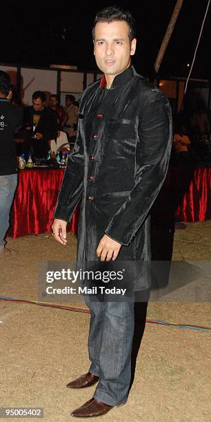Actor Rohit Roy at the annual police show "Umang 09" in Mumbai on Saturday, December 19, 2009.