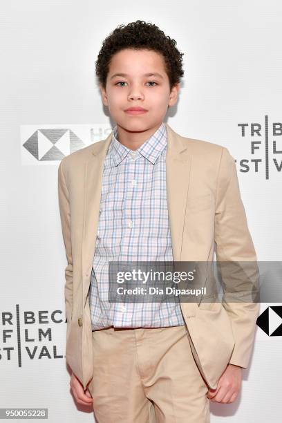 Evan Rosado attends a screening of "We The Animals" during the 2018 Tribeca Film Festival at Cinepolis Chelsea on April 22, 2018 in New York City.