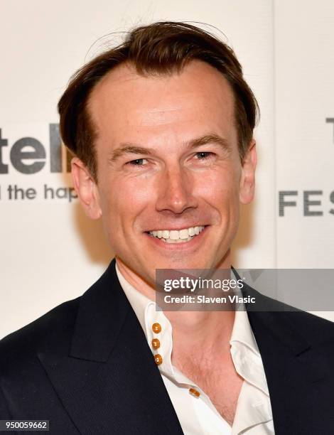 Michael Stanish attends the Shorts Program: Mirette during Tribeca Film Festival at Regal Battery Park 11 on April 22, 2018 in New York City.