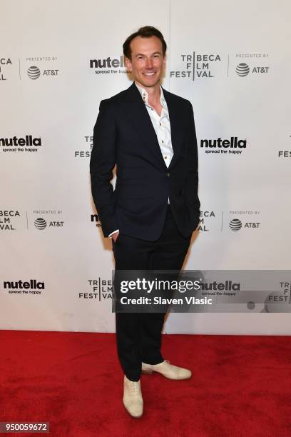 Michael Stanish attends the Shorts Program: Mirette during Tribeca Film Festival at Regal Battery Park 11 on April 22, 2018 in New York City.