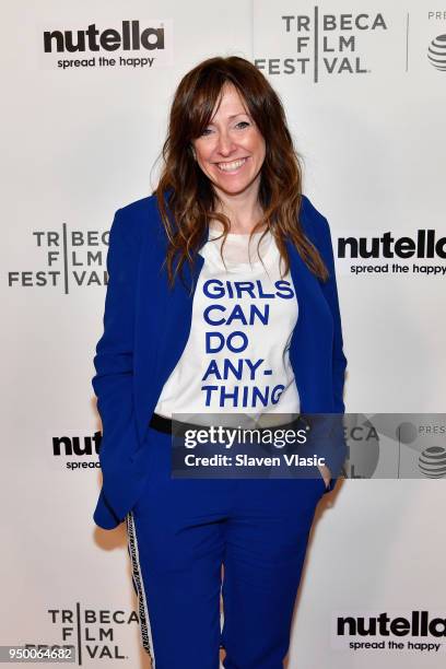 Director Helen O'Hanlon attends the Shorts Program: Mirette during Tribeca Film Festival at Regal Battery Park 11 on April 22, 2018 in New York City.