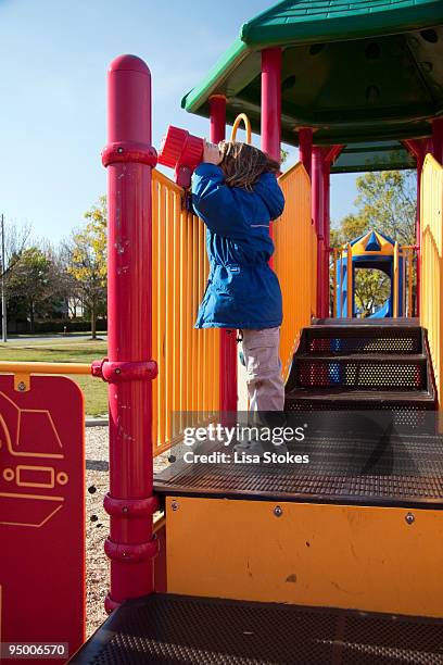 at the playground - lisa stokes stock pictures, royalty-free photos & images