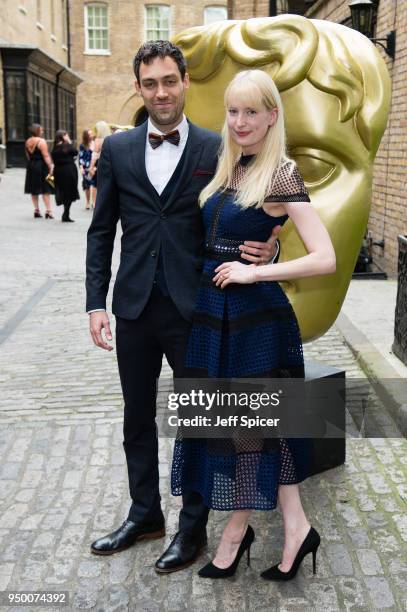 Alex Hassell and Emma King attend the BAFTA Craft Awards held at The Brewery on April 22, 2018 in London, England.