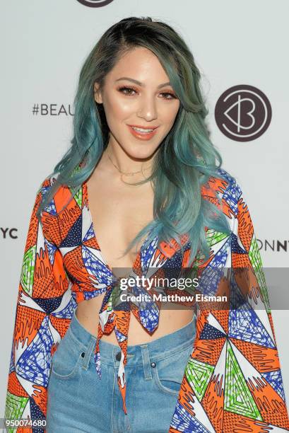 Niki DeMartino attends Beautycon Festival NYC 2018 - Day 2 at Jacob Javits Center on April 22, 2018 in New York City.