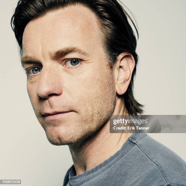 Ewan McGregor of the film Zoe poses for a portrait during the 2018 Tribeca Film Festival at Spring Studio on April 22, 2018 in New York City.