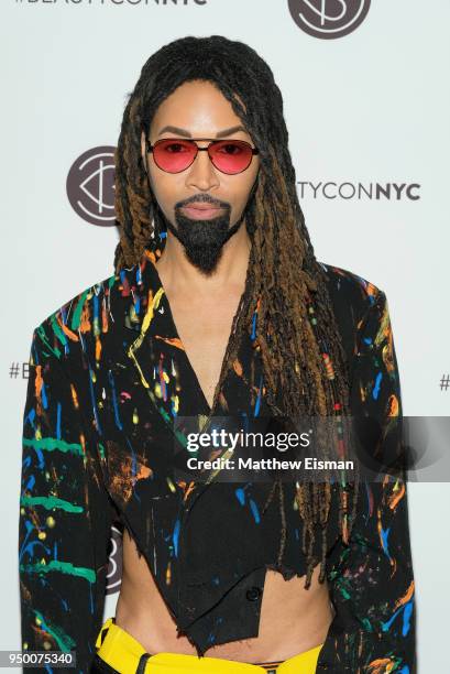 Ty Hunter attends Beautycon Festival NYC 2018 - Day 2 at Jacob Javits Center on April 22, 2018 in New York City.