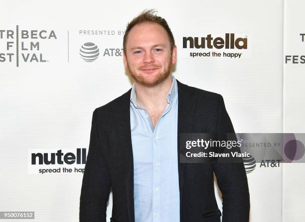 Collie McCarthy attend the Shorts program: Earthy Encounters during Tribeca Film Festival at Regal Battery Park 11 on April 22, 2018 in New York City.