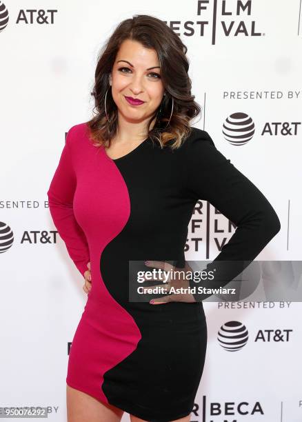 Anita Sarkeesian attends the screening for "Netizens" during the 2018 Tribeca Film Festival at SVA Theatre on April 22, 2018 in New York City.