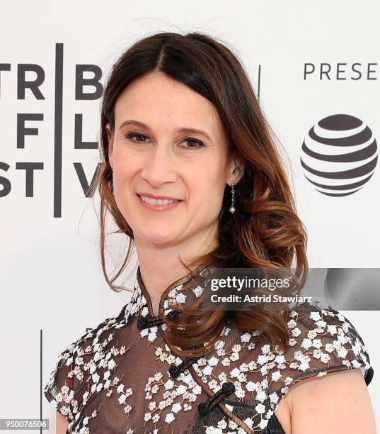 Director Cynthia Lowen attends the screening for "Netizens" during the 2018 Tribeca Film Festival at SVA Theatre on April 22, 2018 in New York City.