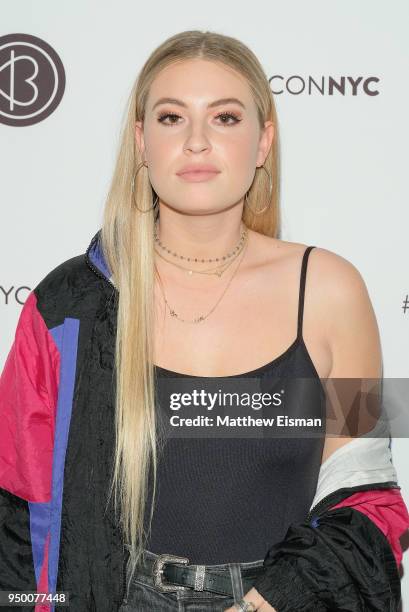 Fletcher attends Beautycon Festival NYC 2018 - Day 2 at Jacob Javits Center on April 22, 2018 in New York City.